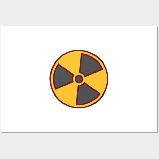 Warning Symbol, Nuclear Radiation Symbol Posters and Art